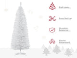 7 foot white Christmas tree with bracket 20008780