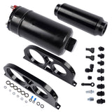 380LPH Universal Fuel Pump Bracket Kit & Filter AN8 Replacement for 0580254044 50-1005 30087980