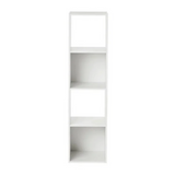 4 Cube Vertical Storage Organizer, White 81087760
