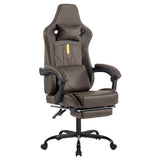 Gaming Chair, Video Game Chair with Massage Lumbar Support and Footrest, Comfortable Ergonomic W2367P288670