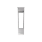 ZUN Supai Toilet Paper Holder in Melamine, White B128P237158