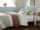 6 Piece Cotton Percale Quilt Set with Throw Pillows King/Cal King B035P294113