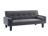 MEGA fabric sofa, medieval love seat sofa furniture, with pillows, living room button tufted sofa, W97543711