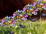 4-piece set of 160 LED 68 butterfly solar lights, used for garden and yard decoration, Christmas 92991245