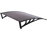 100 x 100 Household Application Door & Window Rain Cover Eaves Canopy Brown & 33684066