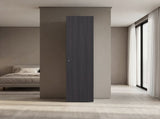 Home Linen Freestanding Tall Cabinet with Single Door and 4 Horizontal Storage Shelves, Cabinet for B070P487566