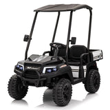 24V XL Kids Electric Ride on Truck w/RC - Spacious 20in Wide Seat, Removable Sunshade, Dual-Motor W1578P204023