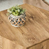 Simple and Practical! MDF material hexagonal coffee table with drawers.Made of high-quality W1151P264015