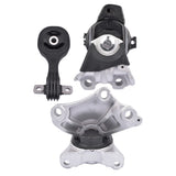 ZUN 3 Pcs Motor Trans Mounts Set for 2012-2013 Honda Civic Automatic Engine A65031 EM-A65031 36269259