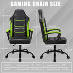 ZUN Gaming, Video Games Breathable PU Leather, Comfy Computer, Racing E-Sport Gamer 13491803