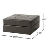 DETROIT 31 SQ STORAGE OTTOMAN 53110.00PU