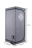 Portable Full Size Grey Infrared Sauna tentPersonal Home Spa, with Infrared Panels, Heating Foot W782124130