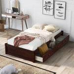 ZUN Orisfur. Twin Size Platform Storage Bed with 3 Drawers WF193634AAD