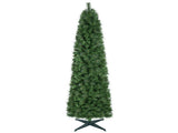 7FT Narrow Pencil Artificial Christmas Tree , Pre-Lit Warm White LEDs, Flame-Retardant PVC, Easy 83805445