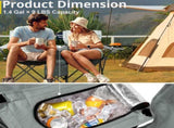 Portable Outdoor 2-Seat Folding Chair with Removable Sun Umbrella Grey 17431575
