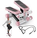 ZUN Steppers for Exercise, Stair Stepper with Resistance Bands, Mini Stepper with 330LBS Loading 32915574