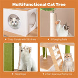 Cat Tree Cat Tower with Cabinet 60292758
