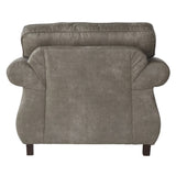 Leinster Faux Leather Upholstered Nailhead Chair and Ottoman T2574P196949