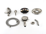 Classic High Pressure Single Handle 6-Spray Patterns Rain shower Head with Handheld Shower W121942869