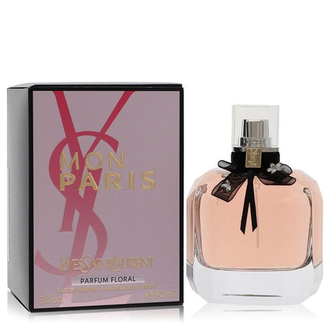 Mon Paris Floral by Yves Saint Laurent Eau De Parfum Spray 3 oz for Women FX-547573