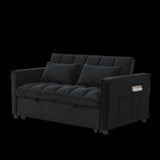 Sleeper Sofa, Convertible Sofa, Recliner, Bed, 3-in-1, 3-Position Adjustable Backrest, 2-Seater W1853126218