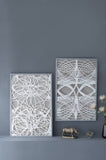 S/2 Leaf Shadow Box Wall Dcor, 23.5x1x35.5" W2078P205298