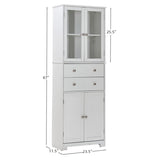 67" Tall Kitchen Pantry Cabinet with Doors and Shelves Large Stand Up Pantry Storage Cabinet with W3417P321849