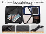 PP Trolley Case 20in 24in 28in 3PCS Suitcase Set Off White 59145631