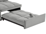4 in1 Multi-Function Single Sofa Bed with Storage Pockets,Tufted Single Pull-out Sofa Bed with W2186P163739