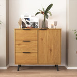 ZUN Storage Cabinet with 3 Drawers & Adjustable Shelf, Mid Century Cabinet with Door, Accent Cabinet for 55565674