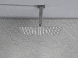 10 Inch High Pressure Rain Shower Head, 304 Stainless Steel Square Shower Head with Self-Cleaning 67359501