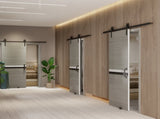 CRAZY ELF 24 "x 80" Integrated Door Slab, No Assembly Required, Covered With 2mm Thick W936126313