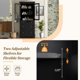 70.1" Modern High Freestanding Tall Bathroom Cabinet with 2 Adjustable Shelves, 3 Drawers, Soft N729P271979B