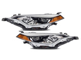 For 2014 2015 2016 Toyota Corolla LED Headlights Right Left Driver Passenger Set 97663473