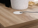 L-Shaped Desk, Brown finish B356P402770