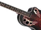 41 inch Full-Size Cutaway Acoustic-Electric Guitar Grape Voice Hole Spruce 52153552