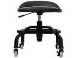 Rolling Padded Shop Seat with Wheels, Adjustable Height Mechanic Stool for Garage, Workshop, Home W465P327703