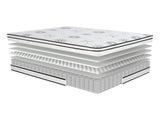 12-inch Full Mattress Highly Breathable Quilted Cover Hybrid Mattress, White, Plush Foam Mattress in B011P213353