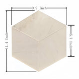 Hexagon Marble tile, White marble, natural marble,for wall and floor, polished marble tile, natural W1696P262341