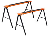 Saw Horses 2 Pack, Folding Portable Work Horse with Fast Open Legs, Convenient Handle, Heavy Duty 83308497