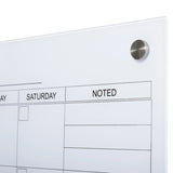 35 "x23" Calendar Planner Dry Wipe Wall Calendar with 4 Marks and 1 Eraser 52956456