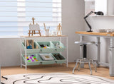 6-Bin Utility Organizer Storage Cart, for Home Office, School, Classroom, Scrapbook, Hobby, Craft, 88083956