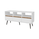 Picacho TV Stand with Multistorage, 3 Drawers and 3 Shelves, White Natural Oak . B128P263732