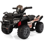 ZUN 6V Kids Ride-On ATV Car, Powered 4-Wheeler Quad w/ Music Horn USB MP3, 1.9 MPH Max Speed, Electric W2181P190015