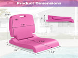 Outdoor swimming pool chairs with folding function-Pink 20770002