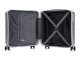 14"/20" 2 pcs/set in ABS Spinner Wheel Luggage, with Combination Lock,14" Cosmetic Case W2787P438035