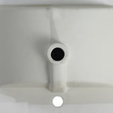 ZUN 24 Inch Bathroom Ceramic Sink Basin, White W1550P168217