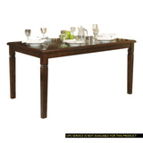 Espresso Finish Transitional Style 1pc Dining Table Oak Veneer Wood Casual Dining Room Furniture B01166418