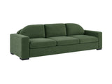 Modern 3-seater Sofa 84.7" Sofa Couch Upholstered Sofa with Curved Backrest for Living Room or Small N763P411268F
