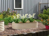 3.4' x 2' x 1' Raised Garden Bed Metal Planter Box with Safety Edging 29104311